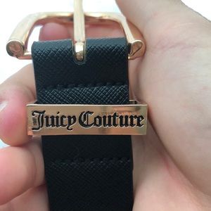 all black juicy couture belt